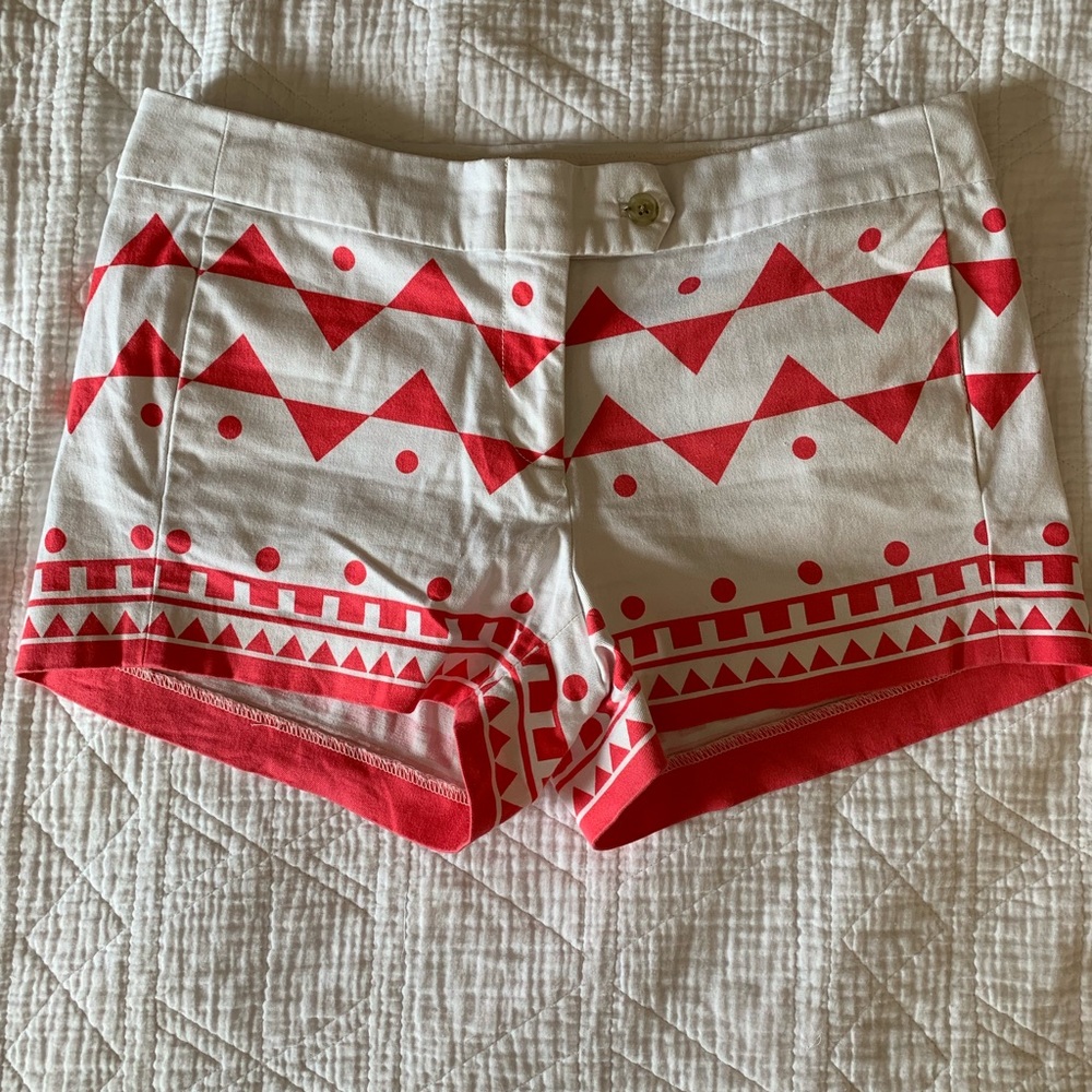 J. Crew size 4 patterned shorts